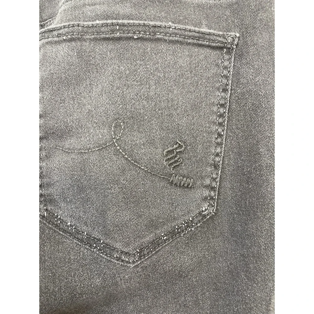 VTG Rocawear Y2K Men's Jeans 36/32 Tag 38/34 Distressed Stretch Denim Moto Knee